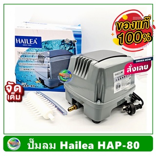 HAILEA ปั๊มลมแบบโรตารี่ Air Pump HAP 80 แรงลม 80 ลิตรต่อนาที เสียงเงียบ