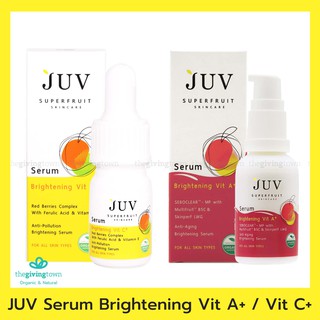 JUV Superfruit Serum Brightening Vit C+ / Vit A+ เซรั่มบำรุงผิวหน้า ไบร์ทเทนนิ่ง วิตเอ / วิตซี