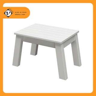 Vilann โต๊ะสนาม uPVC รุ่น MINI SIDE TABLE สีขาว