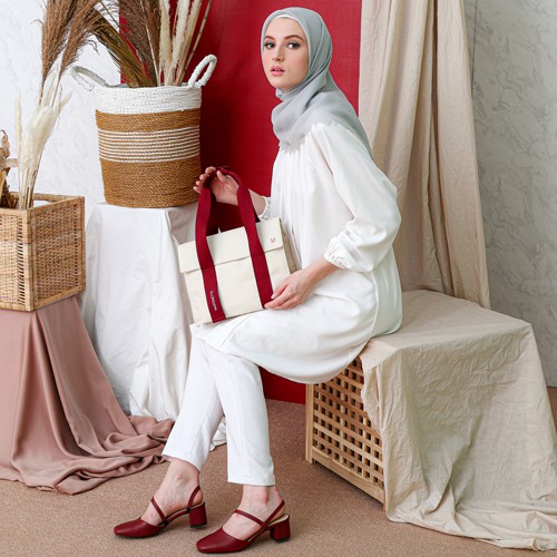 MAYONETTE Rolly Shoulder Bag -  Tas Fashion Wanita Kanvas Korean Style