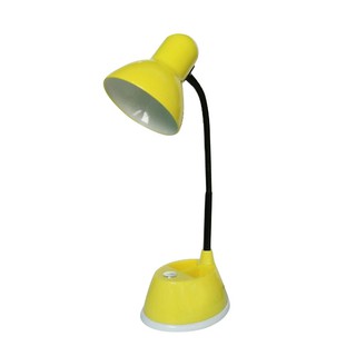 Reading lamp READING LAMP HATASHI HL-5578 PLASTIC/METAL MODERN YELLOW The lamp Light bulb โคมไฟอ่านหนังสือ ไฟอ่านหนังสือ