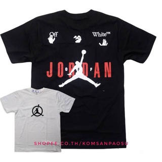 เสื้อยืด off white jordan เสื้อยืดแขนสั้น off-white Jordan