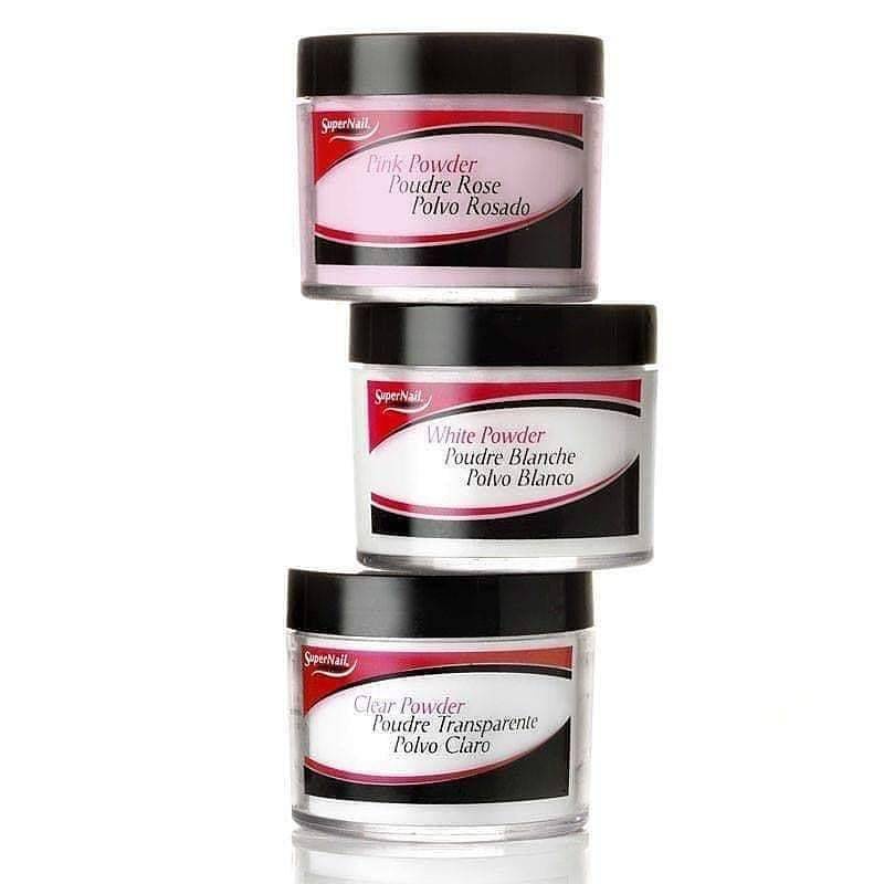 Super Nail ​ ผงอะคริลิกสีชมพูใส Pink powder Supernail สำหรับต่อเล็บ SPNของแท้จากUSA