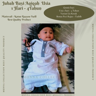 Aqiqah เสื้อคลุมมุสลิม สําหรับเด็ก 1 วัน 2 ปี