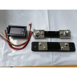 ▥∋ดิจิตอลวัดโวลต์แอมป์ DC 10a 50a 100a