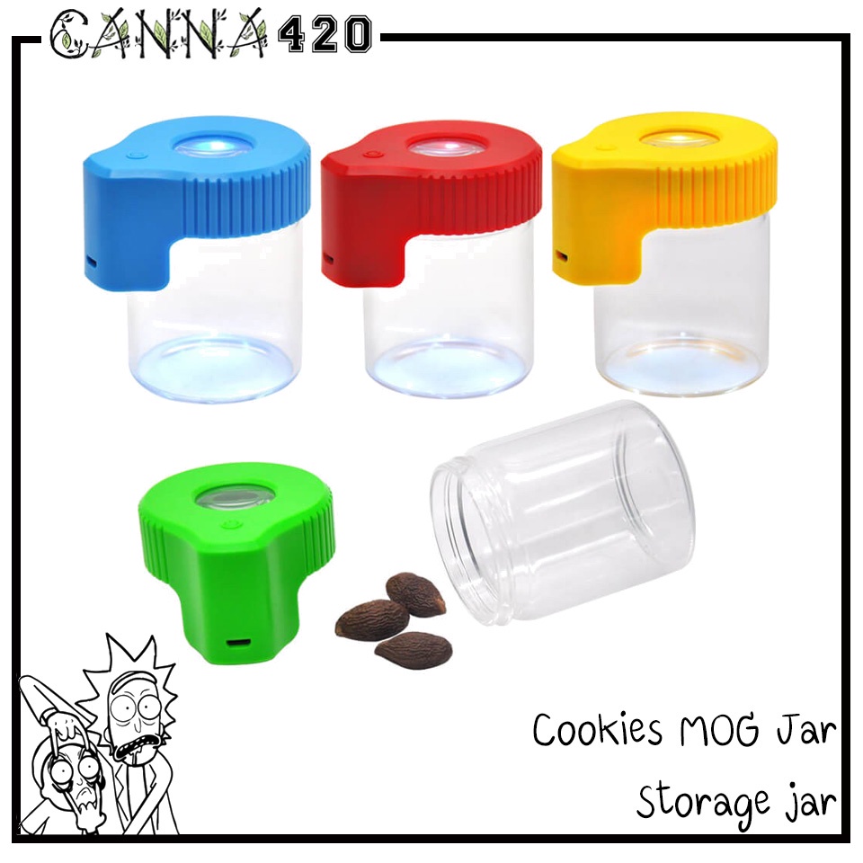 [เปิดไฟไม่ได้ โล๊ะสต๊อค] Cookies Mag Jar Storage jar กระปุกโหล ส่องได้ โหลแก้ว Cookies Mag Jar Stora