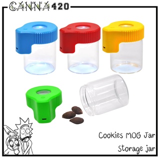 Cookies Mag Jar Storage jar กระปุกโหล ส่องได้ มีไฟไว้ส่องดูไตรโคม โหลแก้ว