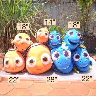 ตุ๊กตา Nemo ปลานีโม่ &amp; Dory ปลาดอรี่ แบบใหม่ 14/18/22/28นิ้ว Finding Nemo นีโม นีโม่ ดอรี ดอรี่