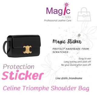 ฟิล์มกันรอย สติ๊กเกอร์กันรอย Celine Triomphe Shoulder Bag