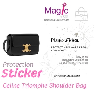 ฟิล์มกันรอย สติ๊กเกอร์กันรอย Celine Triomphe Shoulder Bag