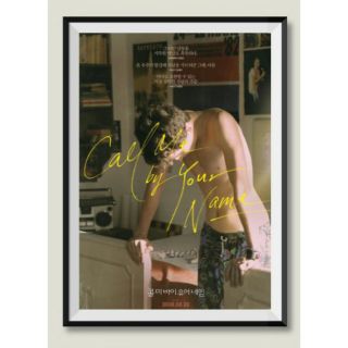 CALL ME BY YOUR NAME KOREAN PROMO MOVIE POSTER-โปสเตอร์หนัง ใบโปรโมทจากเกาหลี