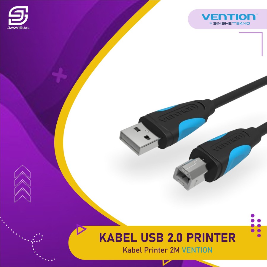 [JaVis] Vention USB 2.0 Type A Male to B Male Scanner Printer Data Cable