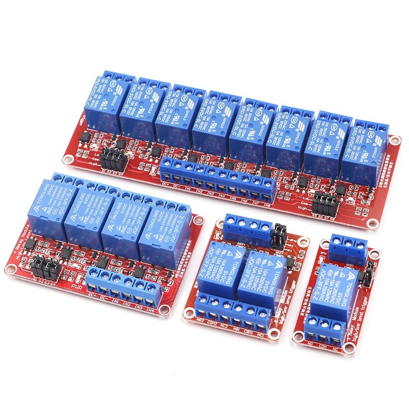 โมดูลรีเลย์ 1 2 4 8 Channel 5v 12 V พร้อมทริกเกอร์ Optocoupler สําหรับ Arduino ราคา ถูกที่สุด ดีลบีเคเค แกลเลอรีภาพที่ 2