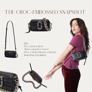 The Croc embossed Snapshot แท้ราคาดี