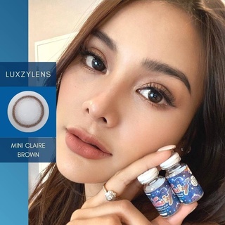 LuxzyLens mini claire brown ลัคซี่เลนซ์ แถมตลับ ค่าสายตา