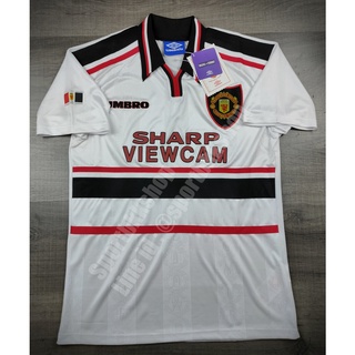 [Retro] - เสื้อฟุตบอล Retro ย้อนยุค แมนยูฯ Away เยือน ชุดแชมป์ FA CUP 1998/99