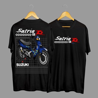 เสื้อยืด ลาย Satria R 120 Suzuki พรีเมี่ยม สําหรับขี่รถจักรยานยนต์