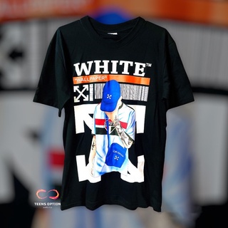 off white เสื้อ Street V.2 เตรียมจัดส่ง. ผู้ชายและผู้หญิง แนวโน้มฤดูร้อนนักเรียนพลังฤดูใบไม้ผลิชายและหญิง