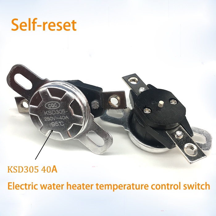 เทอร์โมสตัท KSD305S สวิตช์ควบคุมอุณหภูมิ 40 ~ 150 องศา 40A 250V ตัวจํากัดอุณหภูมิ self-reset อุปกรณ์