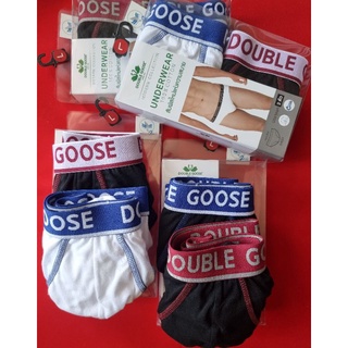 Double Goose กางเกงชั้นในตราห่านคู่ มือหนึ่ง ขายยกแพ็คแพ็คละ 2 ตัว size L เอว 32 นิ้วถึง 34 นิ้ว