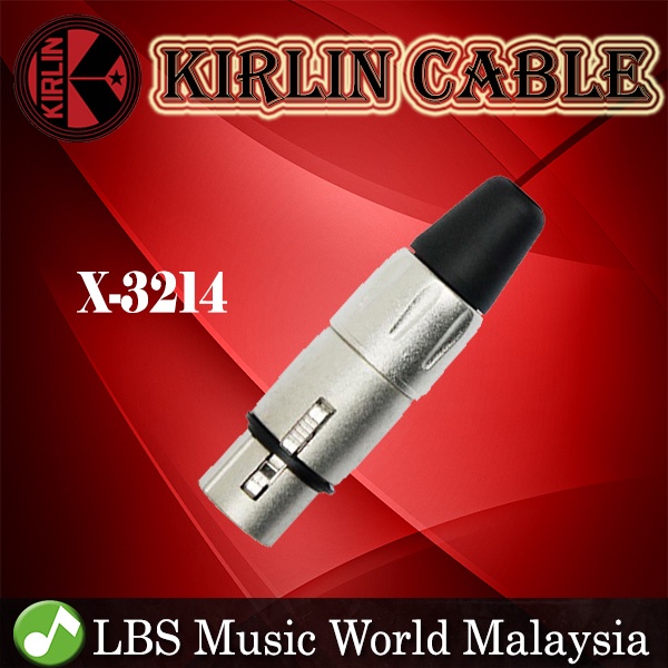Kirlin X-3214 XLR ขั้วต่อไมโครโฟนไมโครโฟนหญิงเดี่ยว