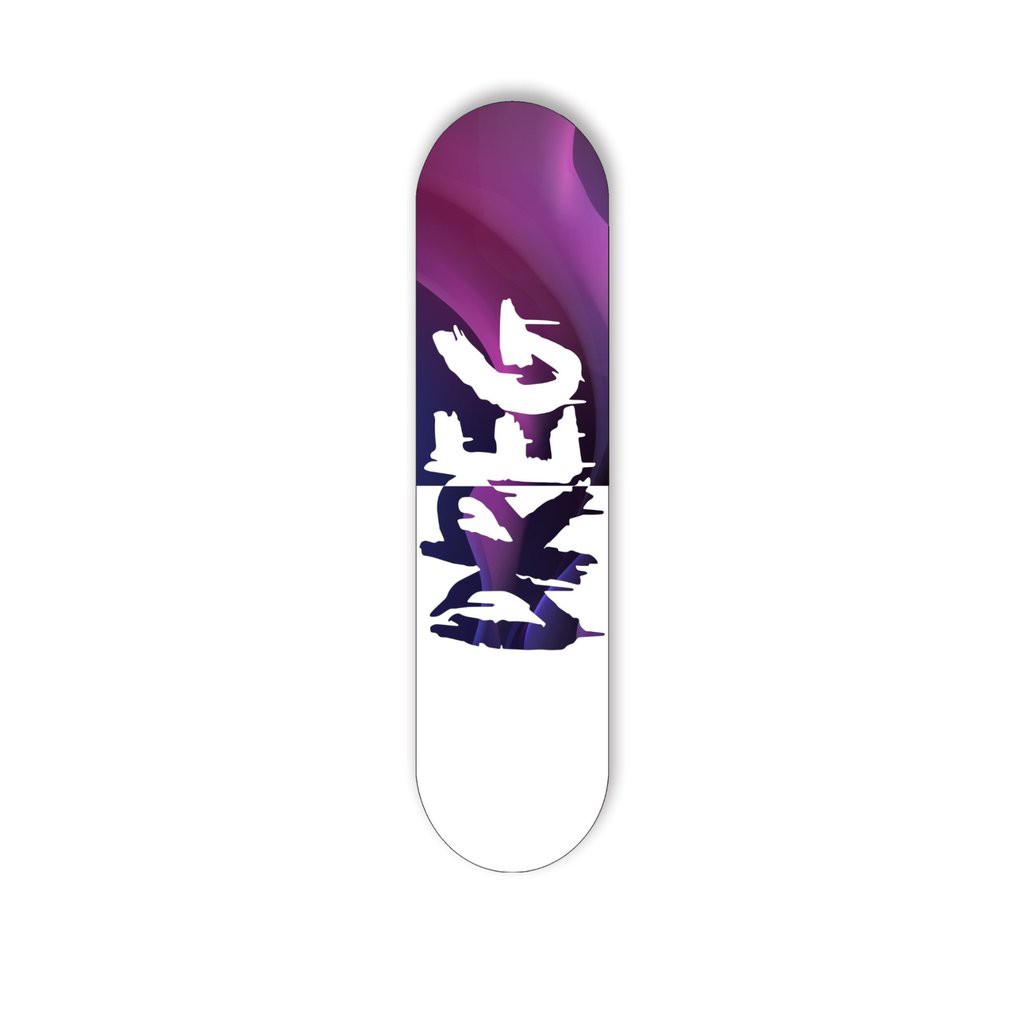 Dreg OG Logo Liquid Purple Skateboard Deck 8.0''
