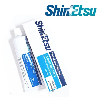 กาวทาปะเก็น ShinEtsu ดำ ทนความร้อนสูง สำหรับงานซ่อมเครื่องยนต์ทุกชนิด 1 หลอด 100 g กาวซิลิโคน กาวทาประเก็น