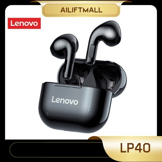 Lenovo LP40 TWS หูฟังไร้สายหูฟังบลูทูธ Touch Control Sport Headset Stereo Earbuds สำหรับโทรศัพท์ Android iOS Earphones