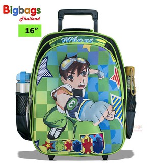 BigBagsThailand กระเป๋านักเรียน กระเป๋าเป้ล้อลาก Wheal สะพายหลัง 16 นิ้ว รุ่น F3104 GXYT