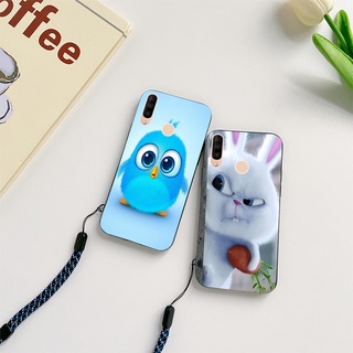 Cartoon Wiko View 3 3 Lite Pro View3Lite Cover Panda Minions Doraemon Printed Case With Strap