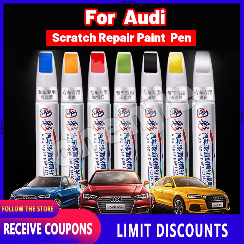 คุณภาพสูงสําหรับ Audi Car Scratch Repair Agent Auto Touch Up ปากกา Car Care Scratch Clear Remover สี