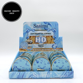 (ขายส่ง) SASIMI Double Power แป้งพัฟ 2ชั้น ผสมรองพื้น ปกปิดเนียน