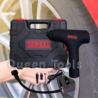 DEMAXS เครื่องเติมลมแบตเตอรี่แบบพกพา 12V 1500mAh