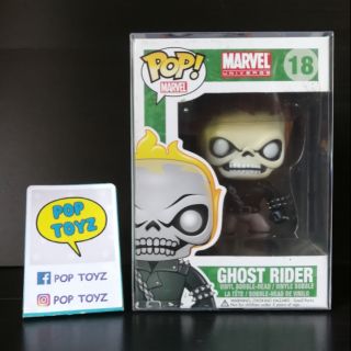 FUNKO POP Marvel Ghost Rider 18 ของแท้ งานเก่าเลิกผลิตแล้ว หายากมากๆ แถมกล่องใส ของพร้อมส่ง rare Marvel Figure Avengers