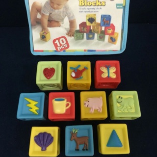 ลูกเต๋ายาง baby learning block