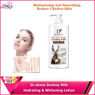 Dr.davey Donkey Milk Hydrating &amp; Whitening Lotion Face&amp;body โลชั่นผิวขาว