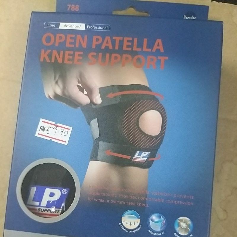 LP OPEN PATELLA KNEE SUPPORT 788 (NEOPRENE)