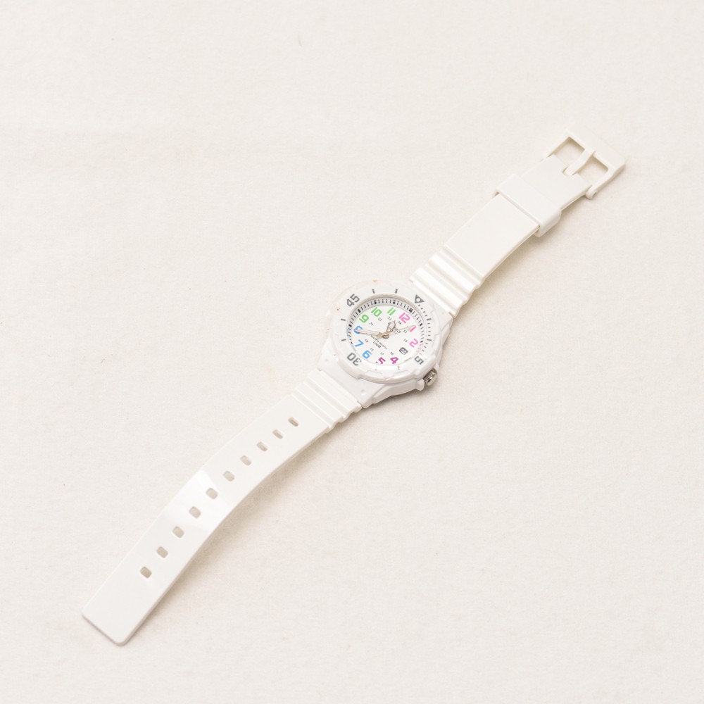 CASIO สายนาฬิกาข้อมือหนัง Pu สีดําสําหรับ Casio Lrw - 200 H