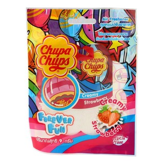 Air freshener AIR FRESHENER SACHET CHUPA CHUPS CREAMY STRAWBERRY 9G Air freshener desiccant Home use น้ำหอมปรับอากาศ ถุง