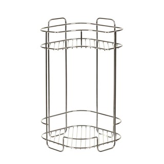 ถูกที่สุด✅  ชั้นเข้ามุมสเตนเลส KECH HWS147-A 2 ชั้น ชั้นวางของในครัว CORNER RACK KECH HWS147-A 2-TIER STAINLESS STEEL 30