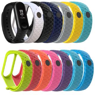 mi band 3 4 strap xiaomi mi 3 miband 4 3 สายคล้องนาฬิกาข้อมือซิลิโคน