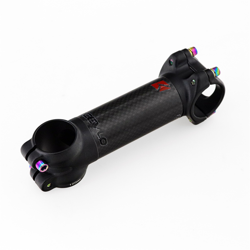 Kovevlo ST01 คอแฮนด์จักรยาน คาร์บอนไฟเบอร์ 6 องศา 31.8-28.6 มม. อุปกรณ์เสริม สําหรับรถจักรยานเสือภูเ