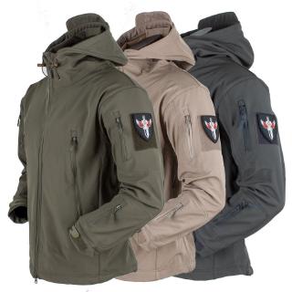 Tactical Military Jacket Windproof Waterproof Soft Shell Jacket Mens Military Hoodie