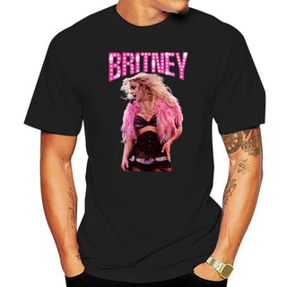 เสื้อยืด พิมพ์ลายโลโก้ Britney Spears Piece Of Me Tour สีดํา สําหรับผู้ชาย และผู้หญิงS-5XL