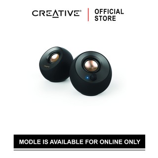 CREATIVE Pebble V2 Speaker 2.0 ลำโพงสไตล์มินิมอล ใช้พลังงานผ่านช่อง USB-C ลำโพง 2.0