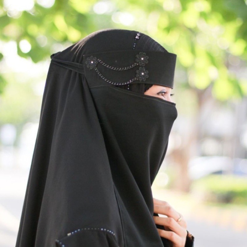 NIQAB CADAR BANDANA FALISA NIQAB BANDANA TEMBORO