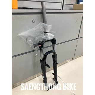 โช้คหน้าจักรยาน SR Suntour รุ่น XCM 26" มีรีโมตล็อค ซางตรงปกติ   ใช้ได้ทั้งดิสเบรคและวีเบรค