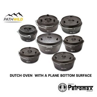 เตาอบเหล็กหล่อ PETROMAX DUTCH OVEN WITH A PLANE BOTTOM SURFACE