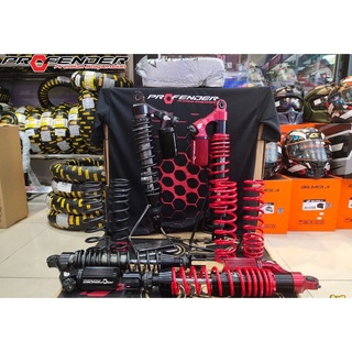 โช๊คหลัง PROFENDER X-MAX300 STD สูง350MM สปริงแดง+กระปุกแดง สปริงดำ+กระปุกดำ งานแท้100%