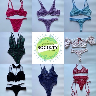 Socie.tycloset-Lingerieชุดนอนเซ็กซี่,ชุดนอนไม่ได้นอน**สินค้าเฉพาะไลฟ์